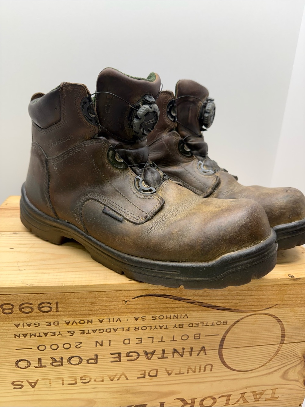 Red Wing Work Boots astm f2413-18 Size 13 With BOA Lace System
